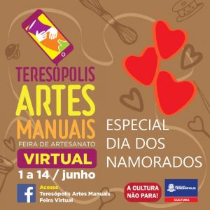 Cultura realiza edição Dia dos Namorados da Feira Artes Manuais Teresópolis