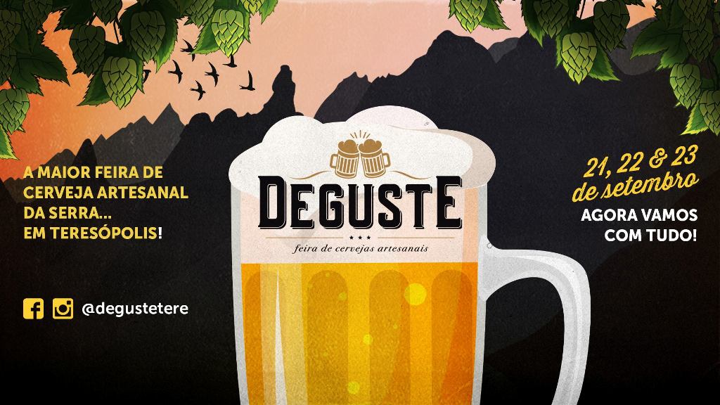 1º Deguste, uma das maiores feiras de Cervejas Artesanais da Serra chega em Terê! Teresópolis RJ